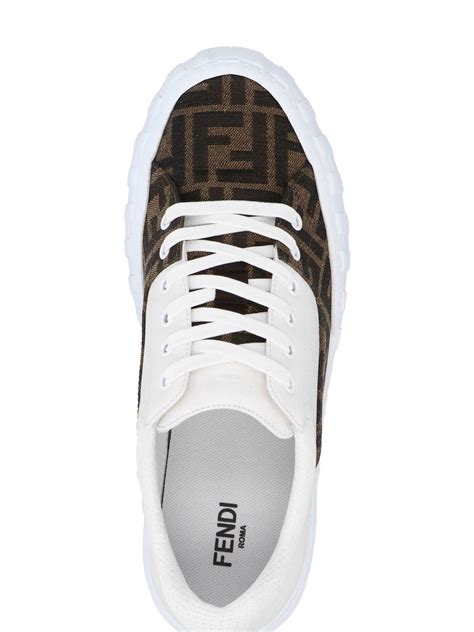 fendi sneakers white|fendi tech knit sneakers.